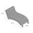 Allizzon Faux Leather Chaise Lounge-165190350