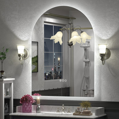 Aevar LED Lighted Wall Mirror