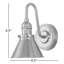 Provence 1 Light Bath Sconce In Aged Brass-1115692143