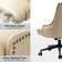Positano Modern Faux Leather Tilting  Swivel Task Chair with Nailhead Trims