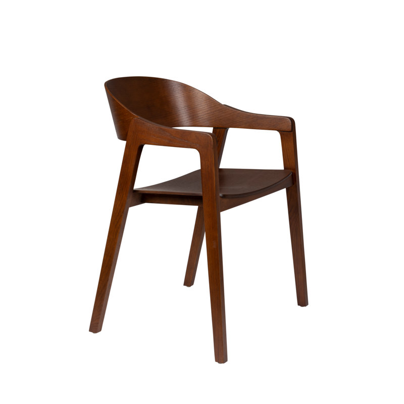 Westlake Solid Wood Arm Chair, Brown