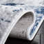 Tapis abstrait gris / bleu Minyard-400853726