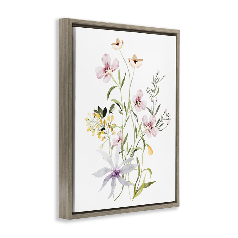 Cadre flottant à motif floral, Cadre flottant orme Montalcino, H 31 po x l 25 po