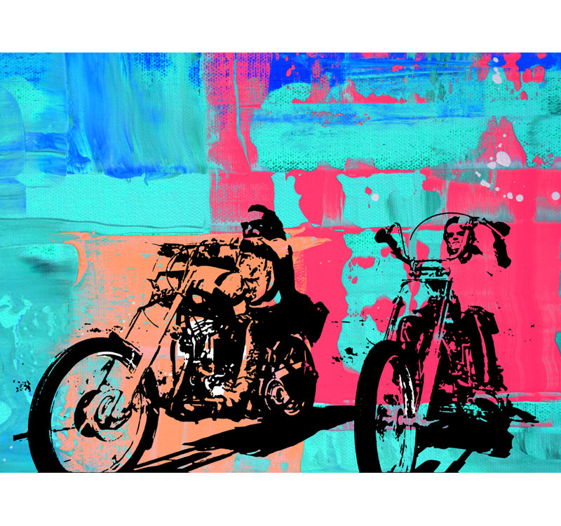 " Easyrider " by Stephen Chambers, 15" H x 18" W x 1.5" D