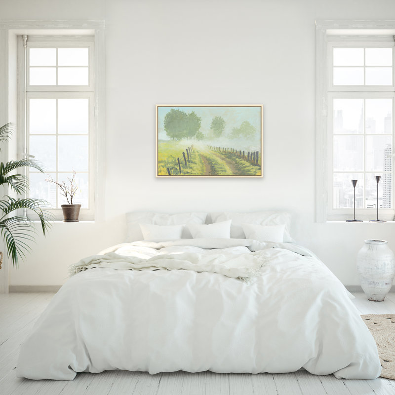 Misty Backroad Print by Sam Nash, 31.75" H x 46.75" W