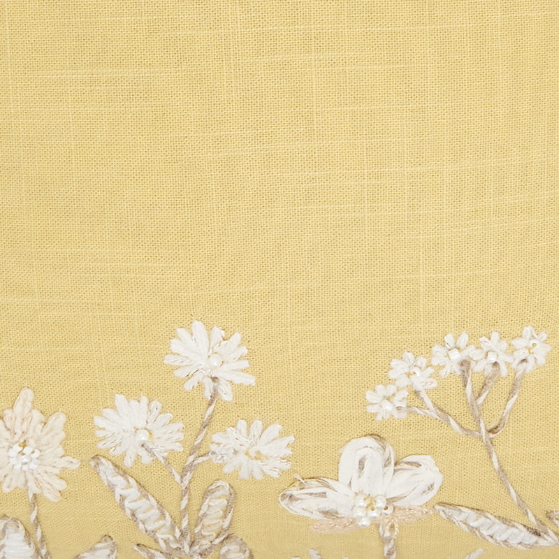 Coussin Graceful, Jaune, Sans insert
