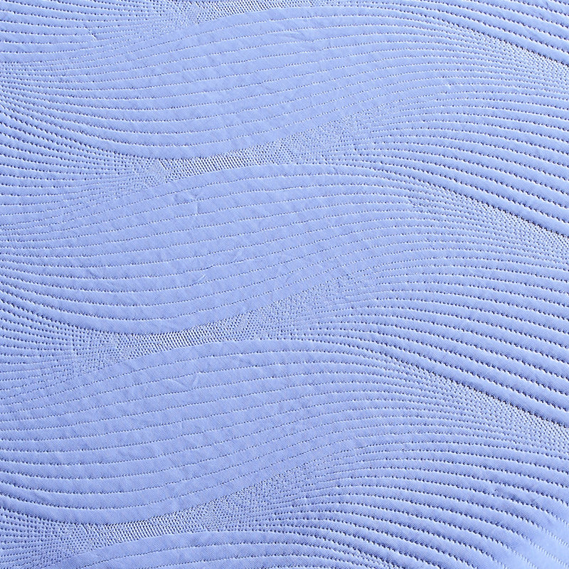 Matelas de 12 po pour lit simple TG - offre un soutien optimal avec de la mousse et des ressorts de couleur bleu glacier pour un confort frais