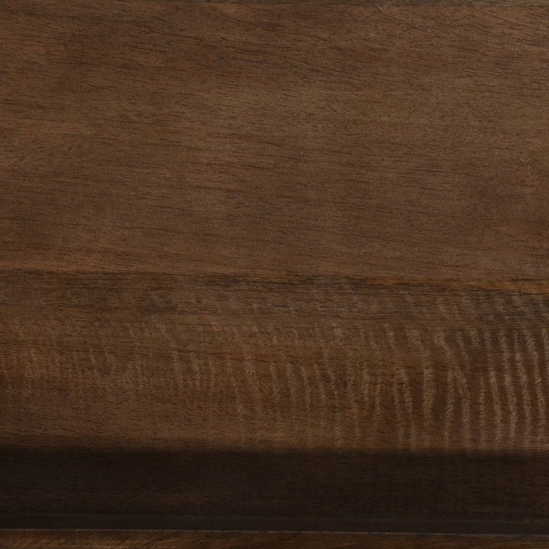 Ensemble de plateaux décoratifs élégants en bois avec poignées latérales surélevées - plateau de table basse pour décoration intérieure élégante et plateau de repose-pieds pour recevoir - plateau décoratif conçu pour organiser les essentiels - ensemble de 3, 26 po, brun