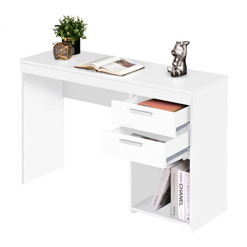 Poste de travail avec rangement Techni Mobile, Blanc