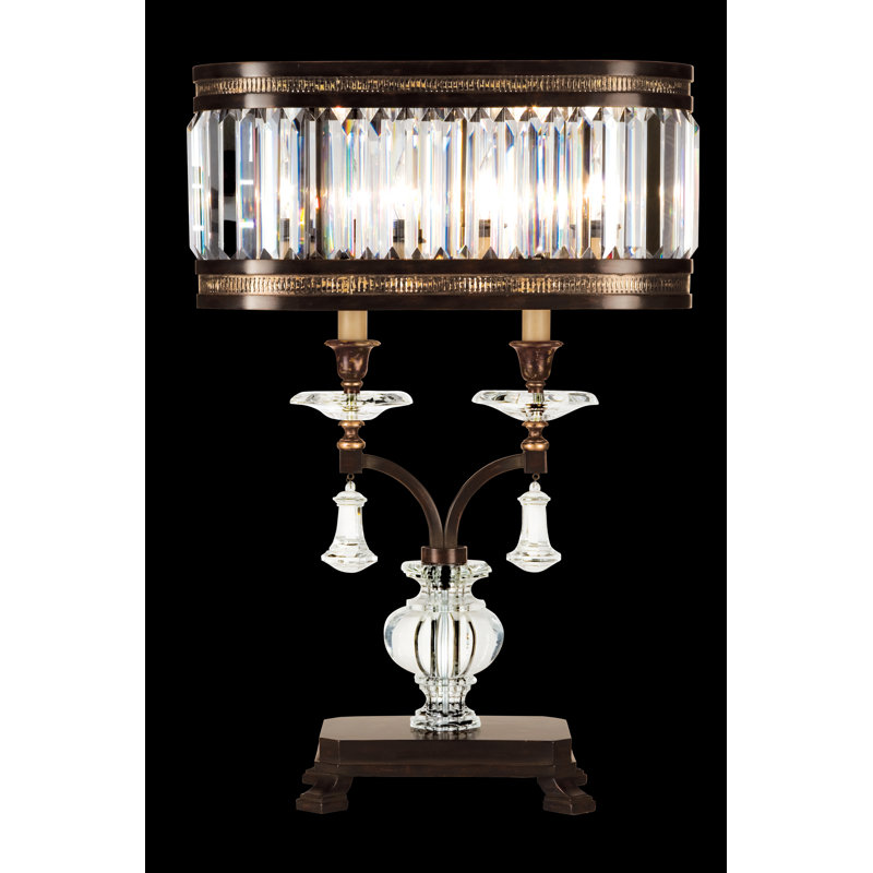 Eaton Place Metal Table Lamp, Rustic Iron