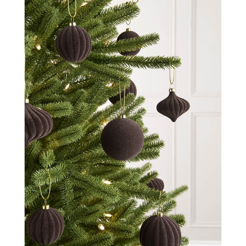 25cm Polystyrene Bauble, mocha