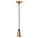 Quinter 1 - Light Rose Gold Bulb Pendant