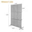 Paravent en métal 72 po H x 47,75 po W2-109617014
