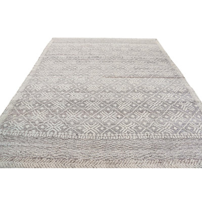 Tapis noir et blanc Jacinto