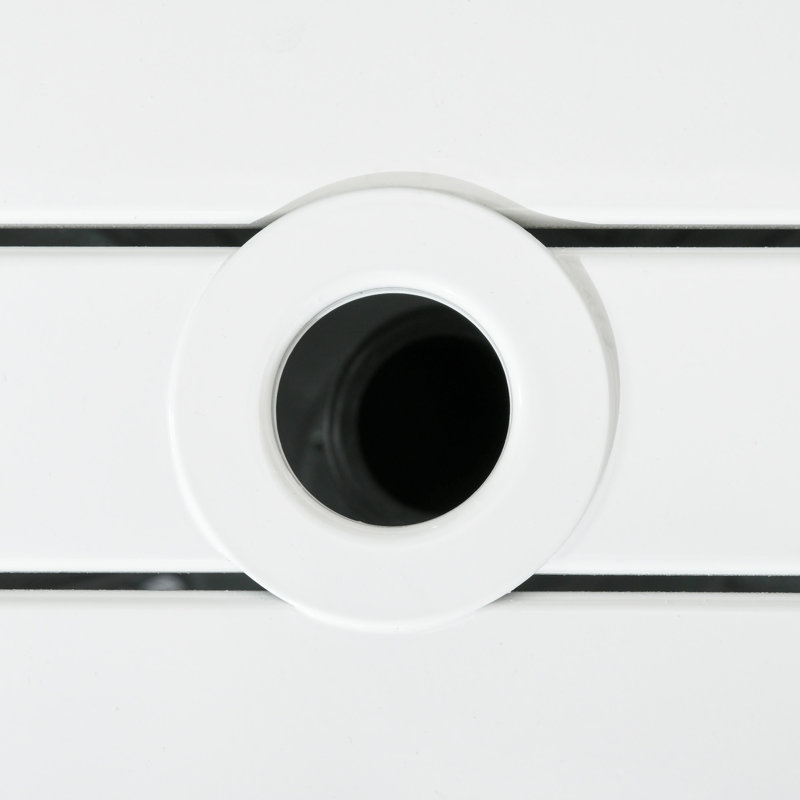 Table d'appoint Clayt, Blanc