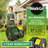 37 Gallons Plastic Outdoor Tumbler Composter with Latching Lid
