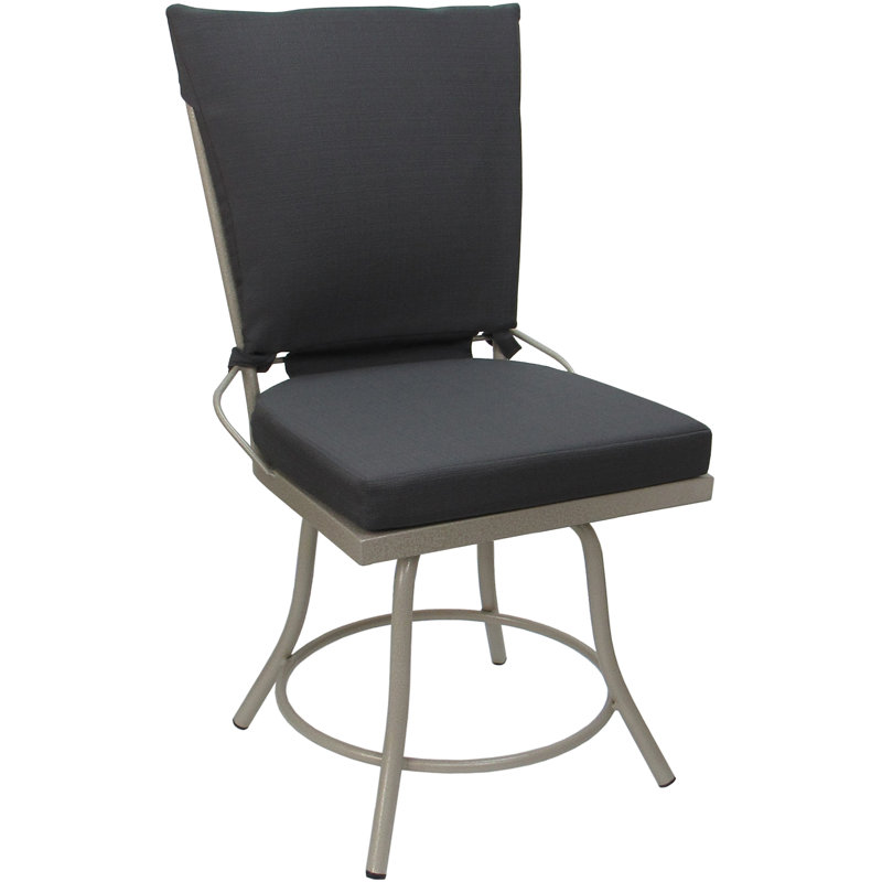 Chaise d'appoint Jerin, Gris foncé / beige