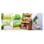 Banc de jardin haut de 65,7 po avec cadre en bois de sapin et structure rustique TopMAX