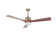 Kaytrin 130cm Ceiling Fan with LED Lights