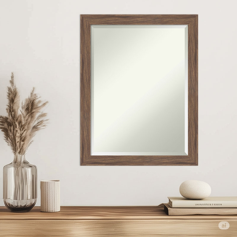 Miroir mural mural, 27,25 po x 21,25 po