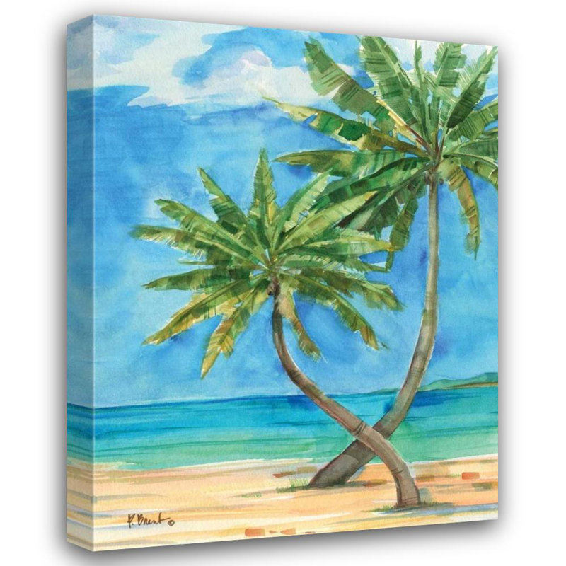 «Red Barrel Studio® Brent, Paul», art sur toile tendue sous le titre: Palmas Belize II BNT-1259, H 18 po x l 15 po