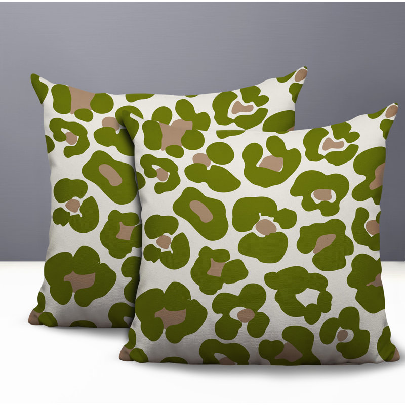 Coussin intérieur / extérieur Davi, 18x18, Chartreuse