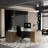 66.93'' L-shaped Desk With File Cabinets-82900838