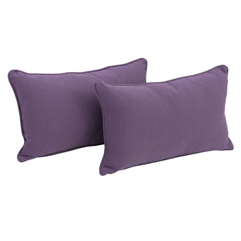  Housse de coussin rectangulaire et insert, Raisin