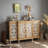 Brown Solid Wood Shoe Cabinet