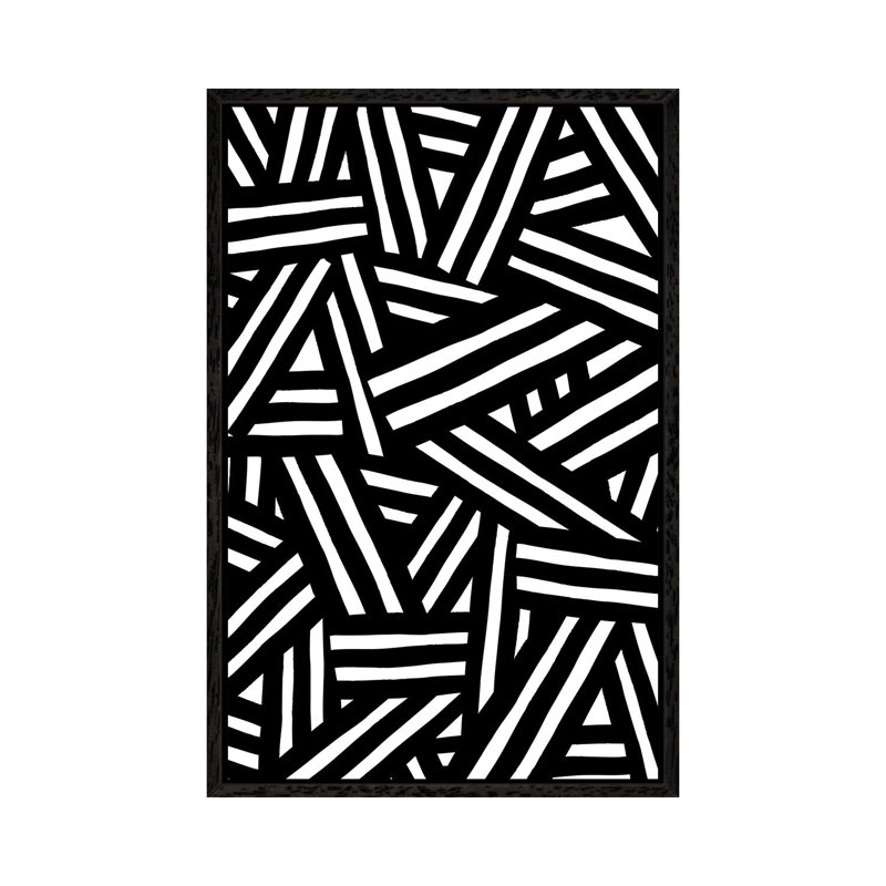 Monochrome I - Print on Canvas, Black Framed, 101.6 cm H x 66.04 cm W