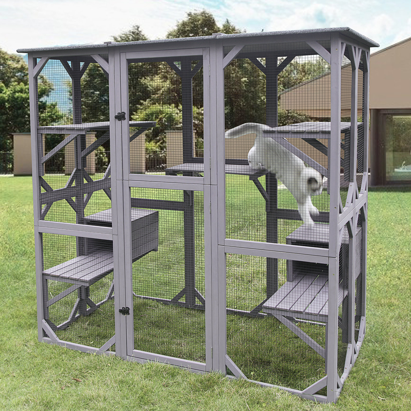 Tucker Murphy Pet DeKalb Catio Outdoor Playpen With Door Reviews 