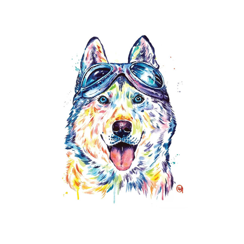 Husky Aviators 1 Piece Wrapped Canvas Wall Art, 66.04cm H x 45.72cm W