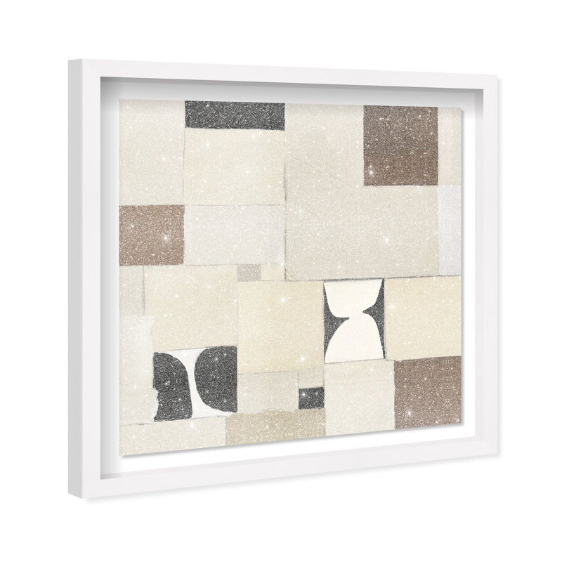 Boho Tiles II Print by Oliver Gal, 21.5"H x 21.5"W, White Shadowbox