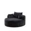 Canapés à compression modernes, fauteuil-lit en mousse de polyester de 55 pouces, salon