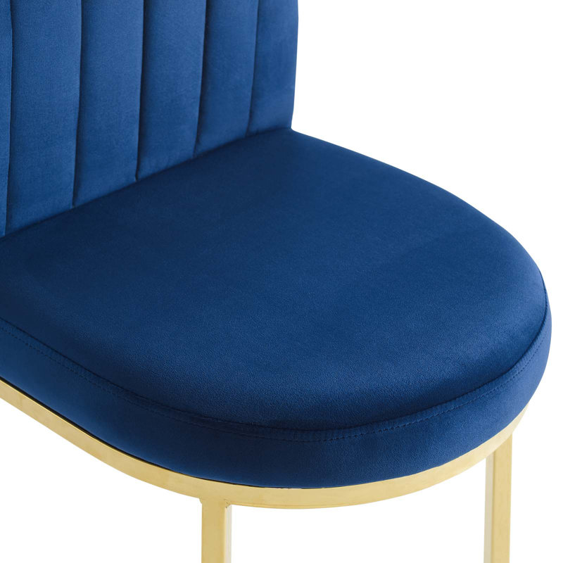 Chaise de salle à manger Isla, Bleu marine