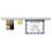 Advantus® Grip-A-Strip® Display Rails Advantus Corp. Metal 1 Per Pack Map Rail Or Hanger