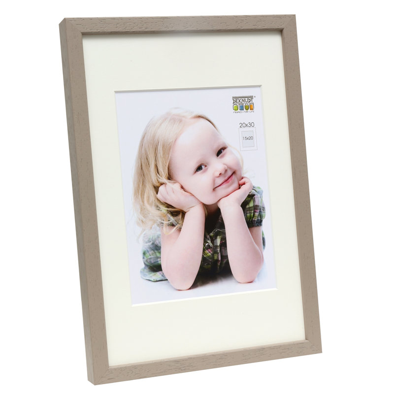 Plevna Digital Picture Frame, 20cm H x 15cm W x 2.9cm D, Black