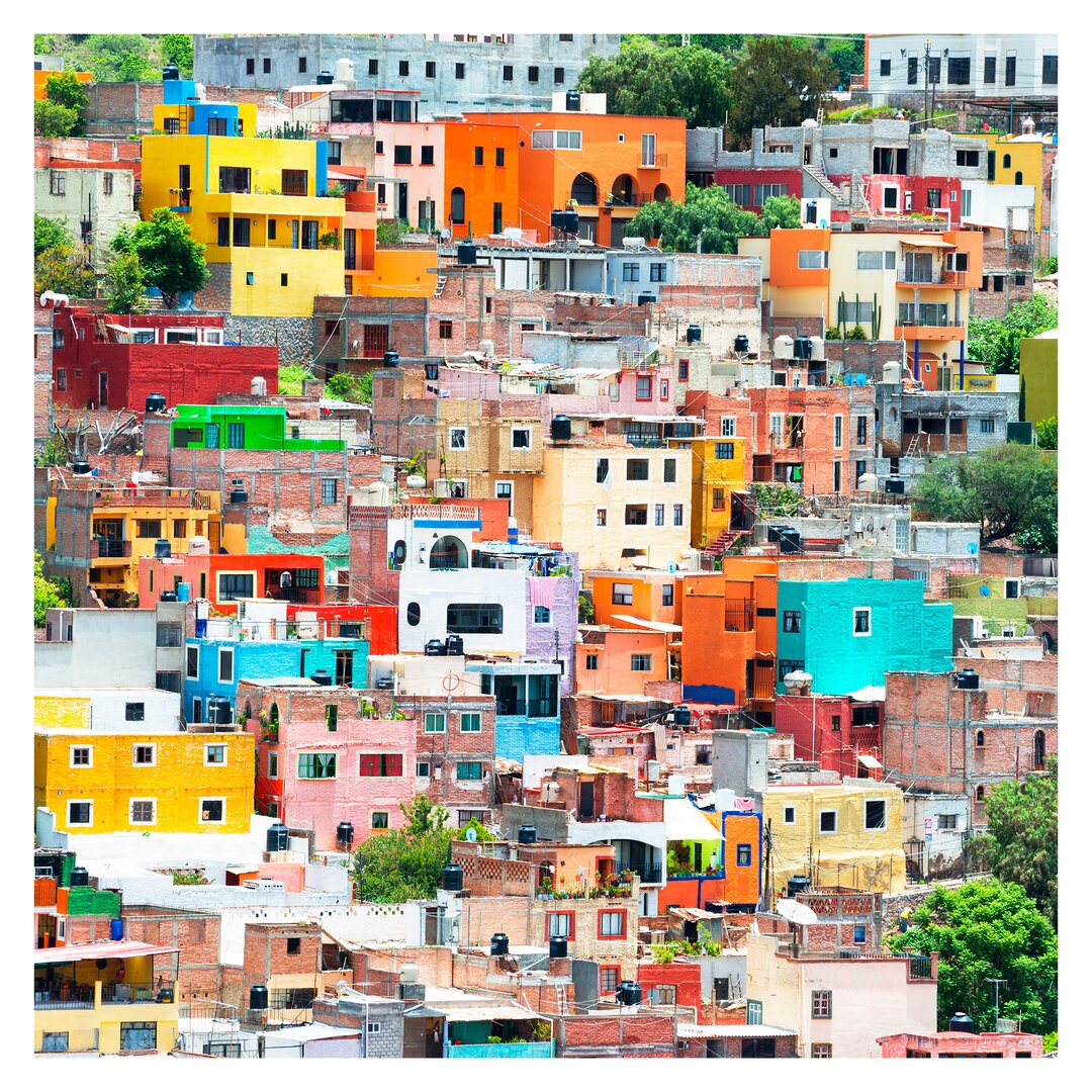 Tapete Colourful House Front in Guanajuato