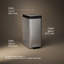 13-Gallon Stainless Steel Slim Step Trash Can With Bifold Lid-1462412722