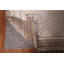 Grand tapis oriental marocain ivoire fait à la main