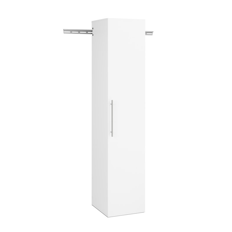 Armoire de rangement étroite H 72 po x l 15 po x P 16 po Barrayo, Blanc