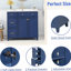 Meuble-lavabo de 36 pouces de style transitionnel avec lavabo en résine