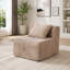 Ensemble de chaises d'appoint modulaires sans accoudoirs avec repose-pieds Cloud-841608139