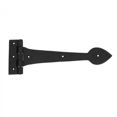 Door Gate Wrought Iron Heart Tip Strap Hinge