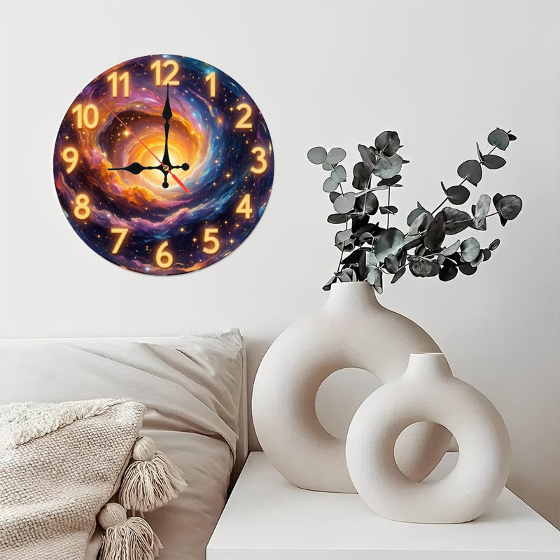 Horloge cosmique galaxie spirale nébuleuse