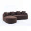 Canapé modulaire en L Chenille-774777323