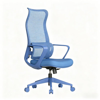 Modern Executive Office Chair with Adjustable Height Lumbar Support 3D Adjustable Armrest Swivel Base for Conference Rooms