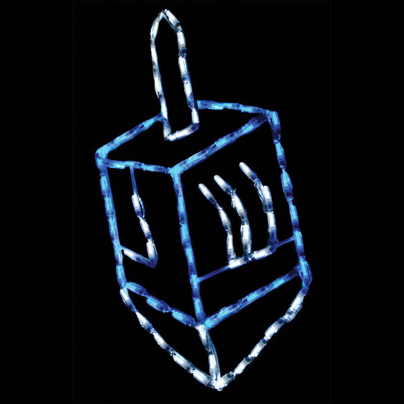 Dreidel Hanukkah LED Display (32")