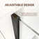 36 in. W X 72 in. H Neo Angle Pivot Frameless Corner Shower Enclosure with Clear Tempered Glass