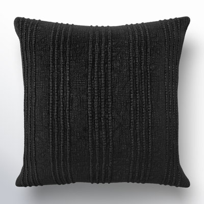 Kara Striped Cotton Reversible Throw Pillow
